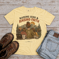 "Raising kids & Raising Faith" T-Shirt