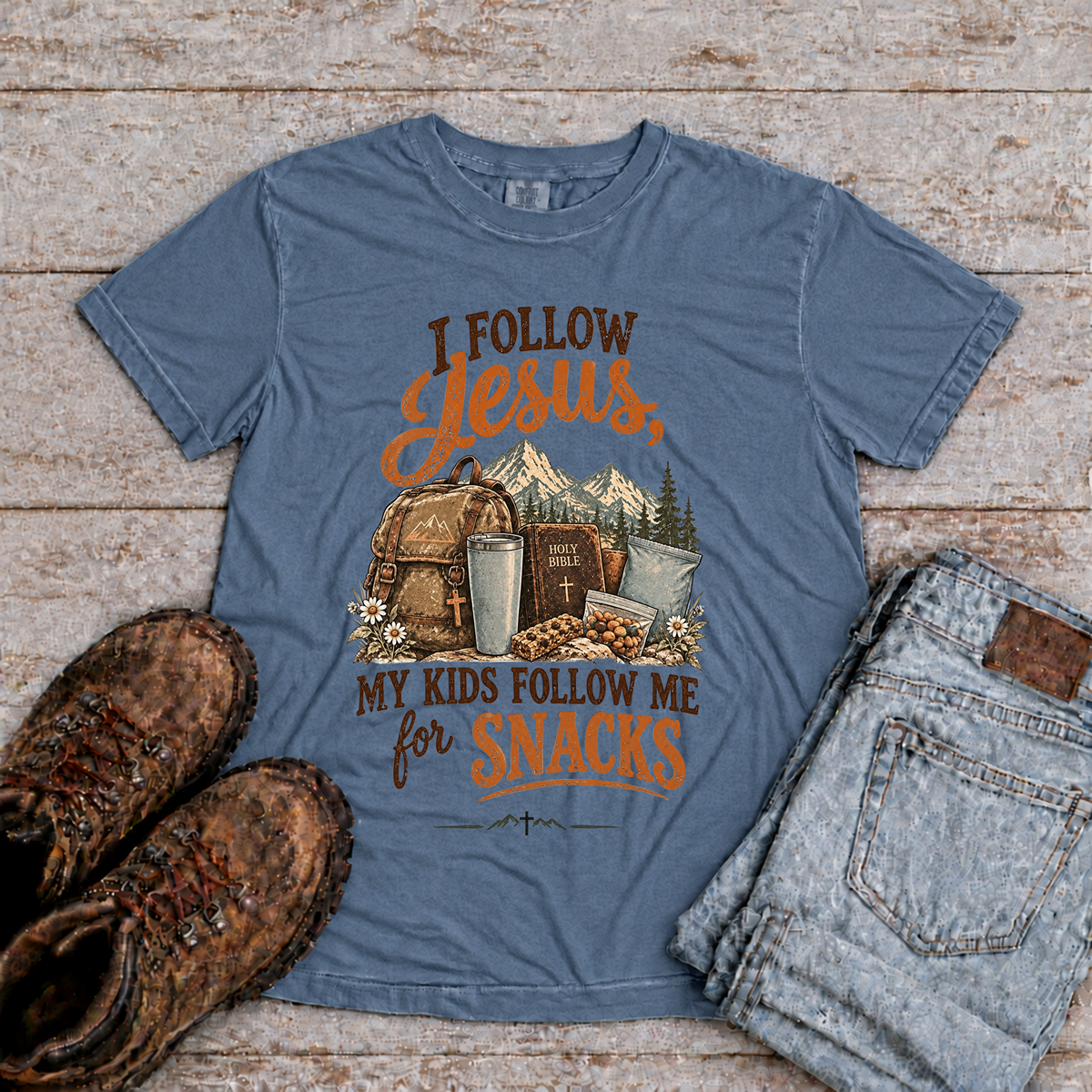 "My Kids follow me for Snacks" T-Shirt