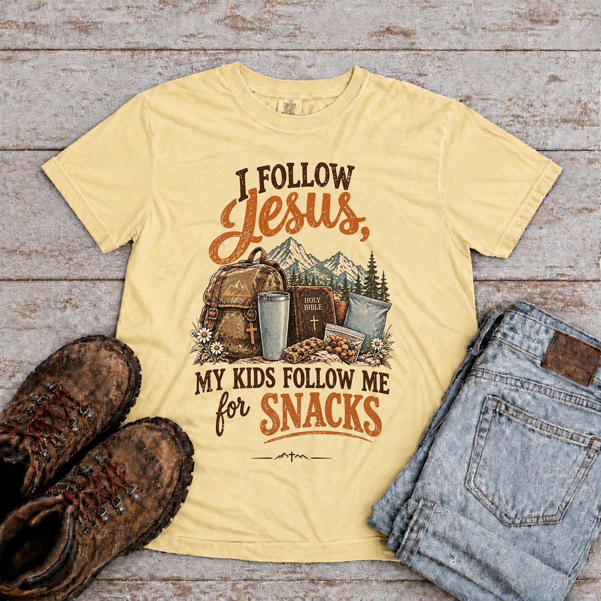 "My Kids follow me for Snacks" T-Shirt