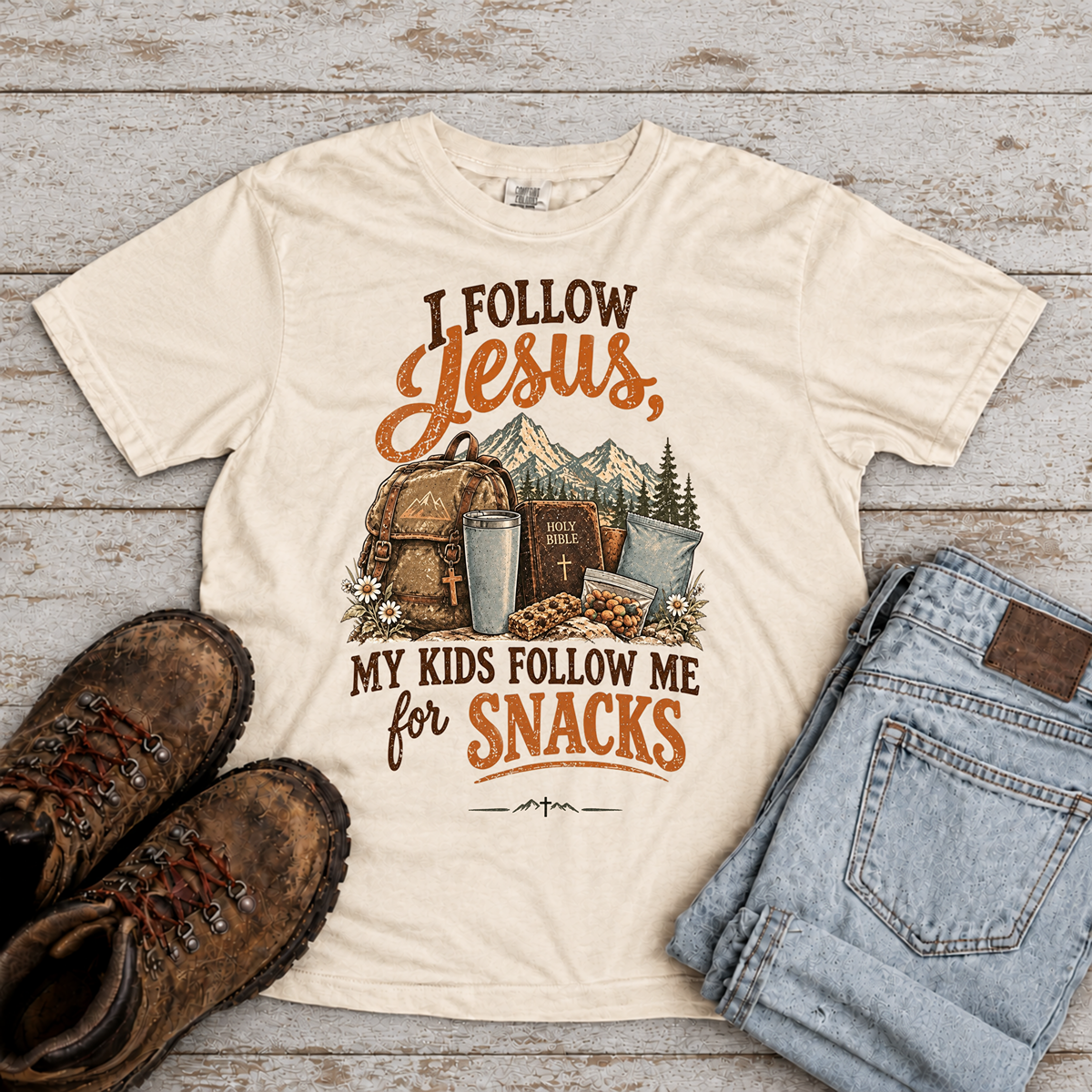 "My Kids follow me for Snacks" T-Shirt