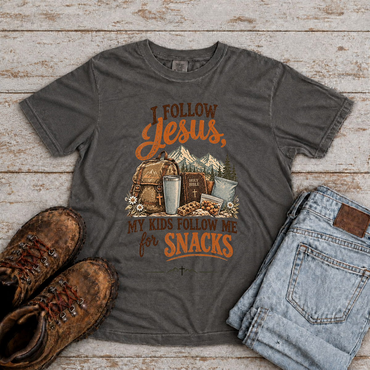 "My Kids follow me for Snacks" T-Shirt