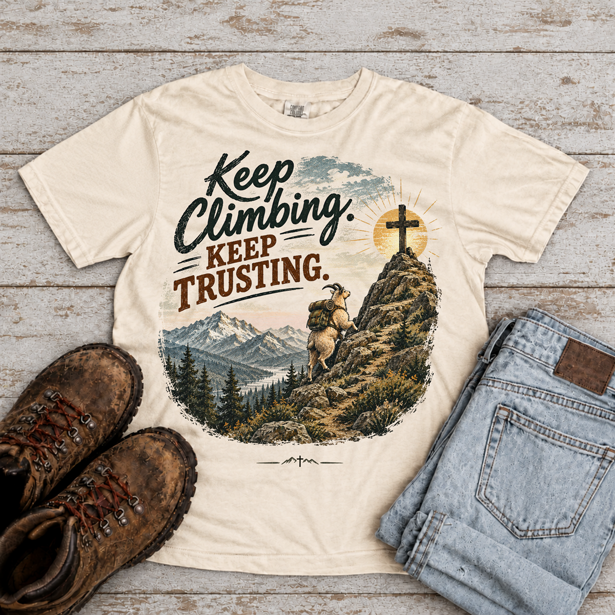 Keep Climbing. Keep Trusting. T-Shirt