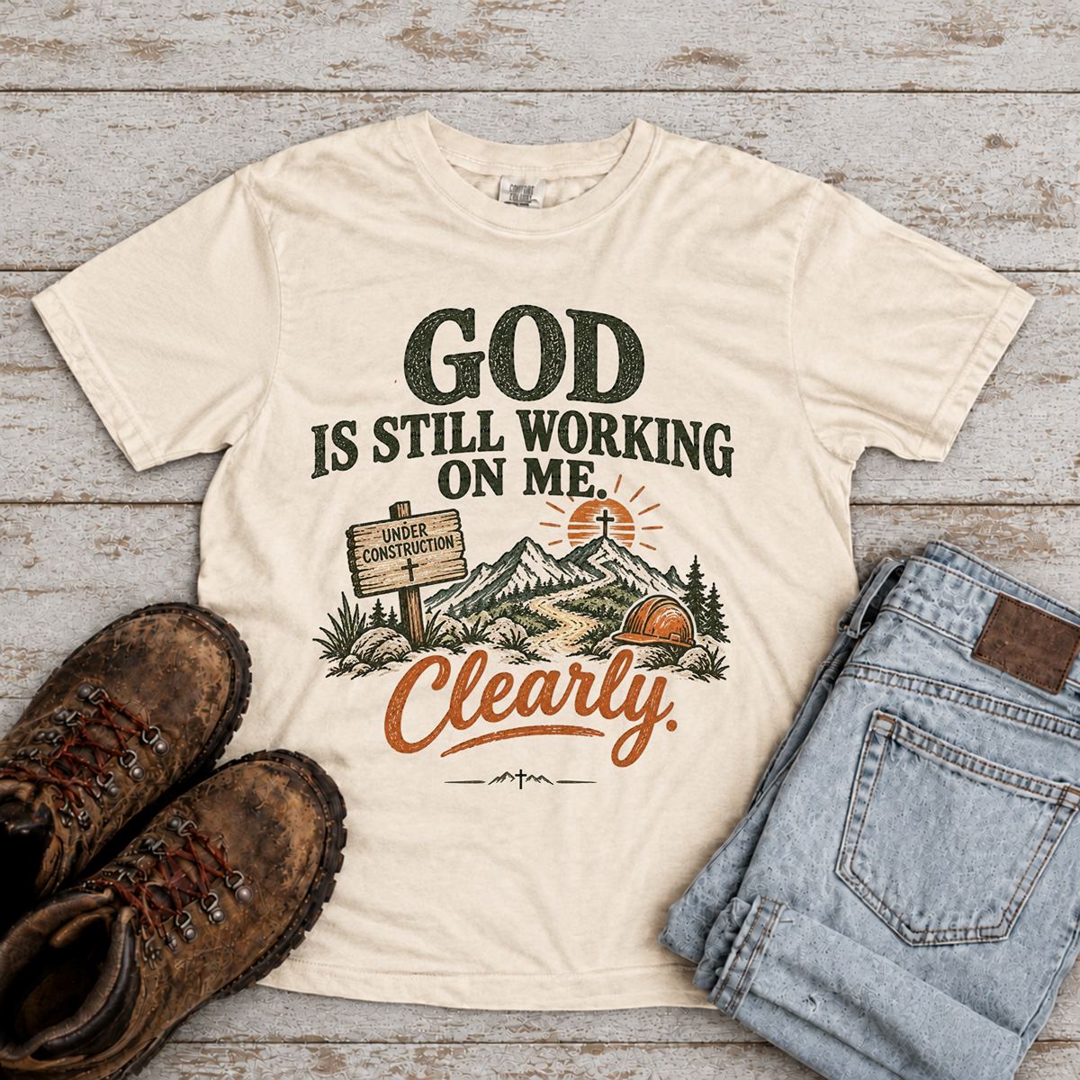 "God is still working" T-Shirt