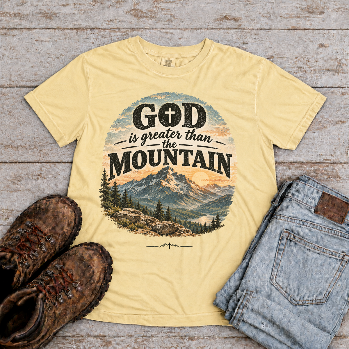 "Greater than the Mountain" T-Shirt