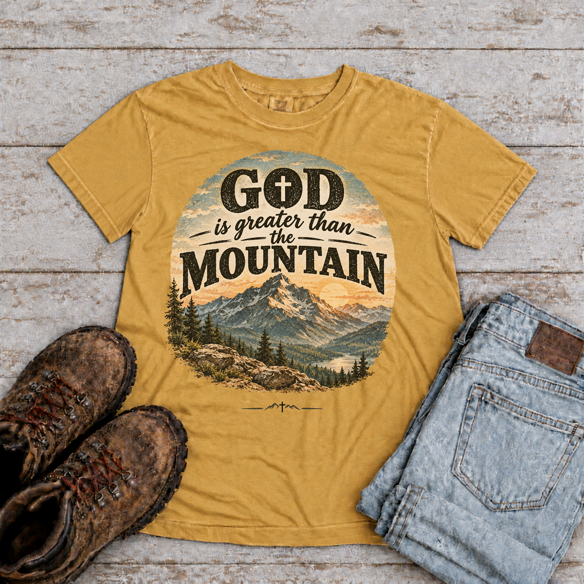 "Greater than the Mountain" T-Shirt