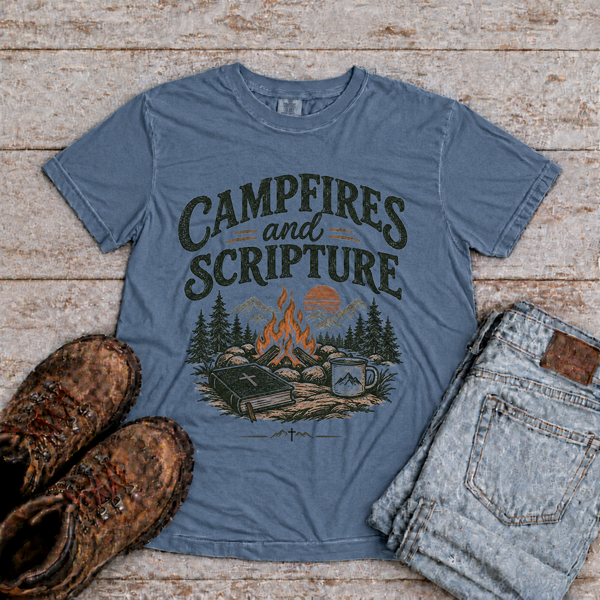 "Campfires & Scripture" T-Shirt