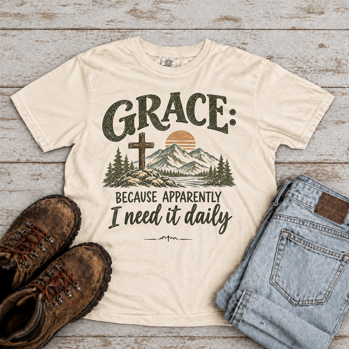 "Grace: i need it daily" T-Shirt