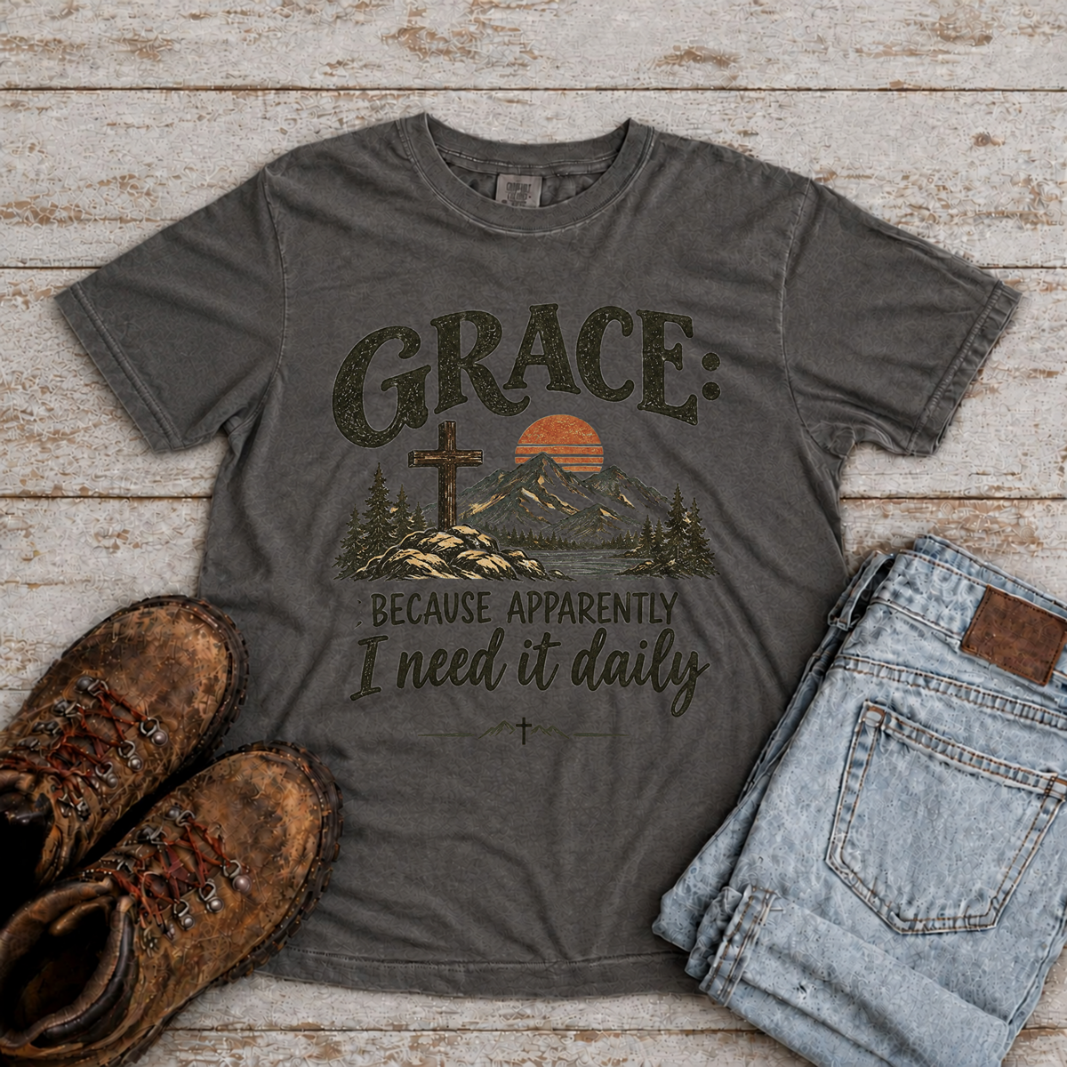 "Grace: i need it daily" T-Shirt