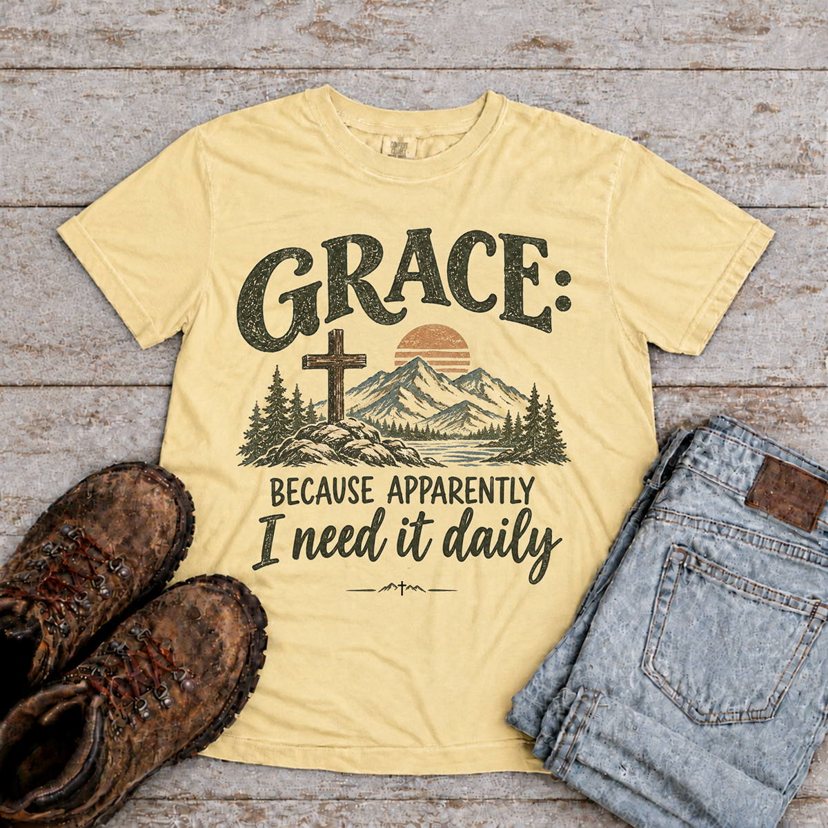 "Grace: i need it daily" T-Shirt