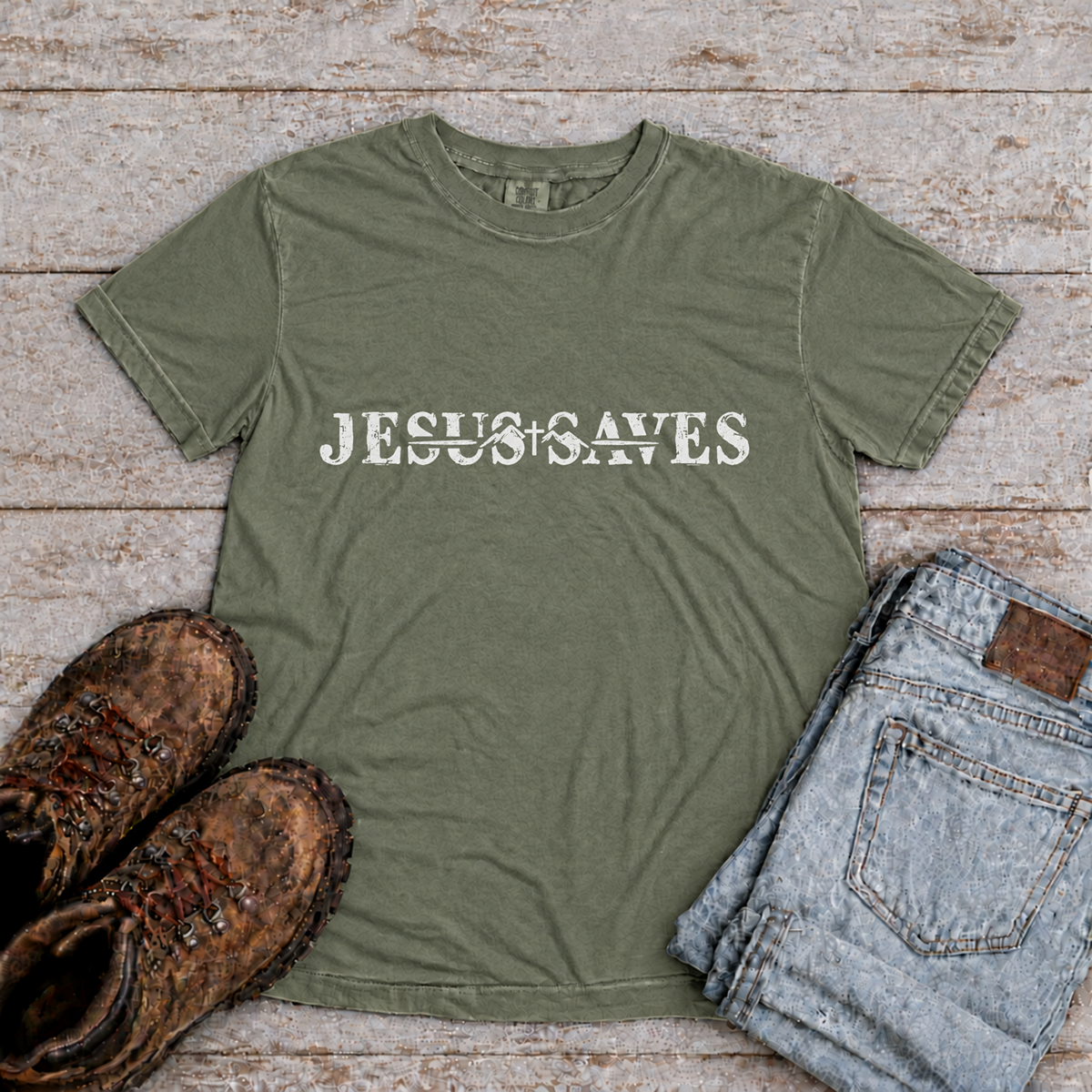 "Jesus saves" T-Shirt